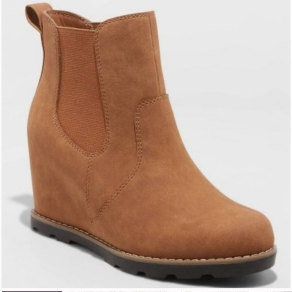 Brand New Wedge Boots
